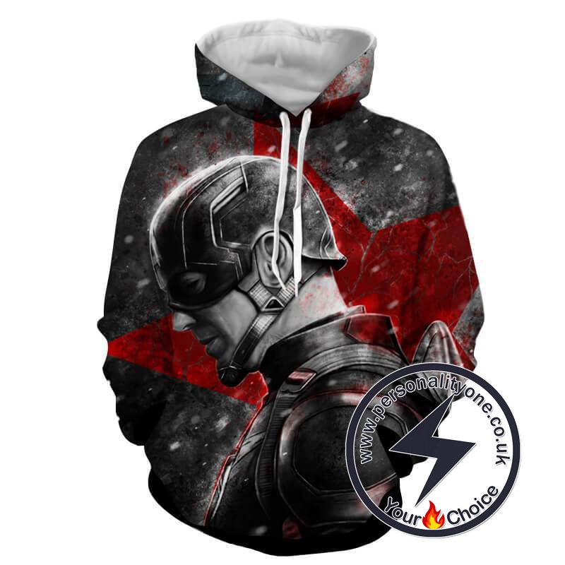 CAPTAIN AMERICA AND RED STAR 3D Hoodies - CAPTAIN AMERICA 3D